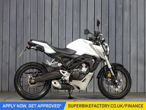 2019 Honda Cb125r White With 3241 Miles Used Motorbikes Dealer