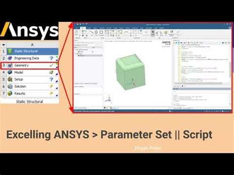 ansys parameter set scripting  spaceclaim code