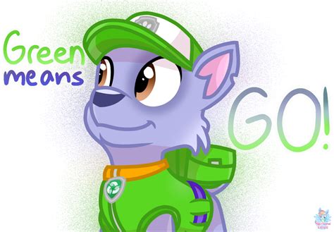 Green Means Go Paw Patrol Cartoon Paw Patrol Rocky Paw Patrol