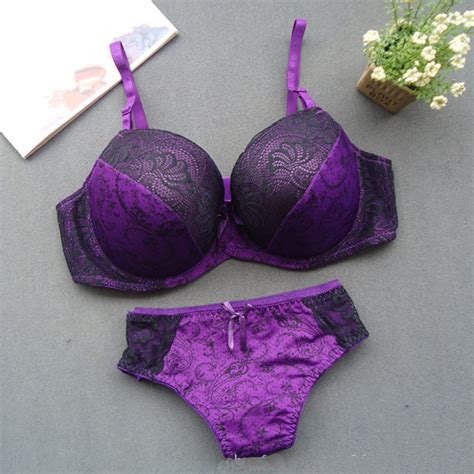 Women Bra Set Lingerie Plus Size Bra And Panty Sets Push Up Bra