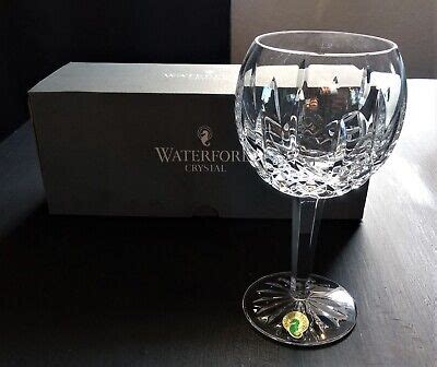 Waterford Crystal Lismore Balloon Wine Glass New In Box Ebay