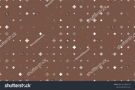 Seamless Background Pattern Evenly Spaced White Stock Illustration