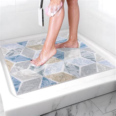 Amazon Mofonky Shower Mat Non Slip Soft Comfort Loofah Shower