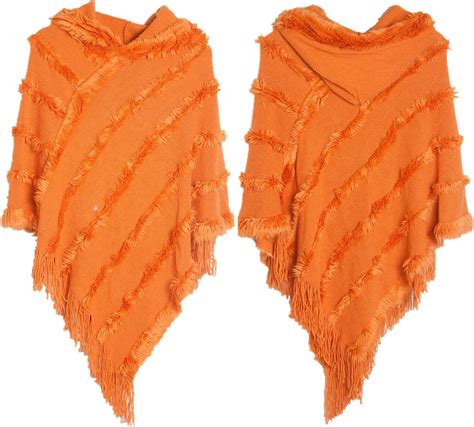 Mantella Cachemire Da Donna Invernale Scialle Stola Bicolore Poncho