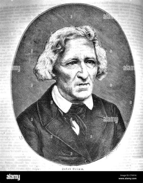 Jacob Grimm 1785 1863 German Philologist And With His Brother Wilhelm