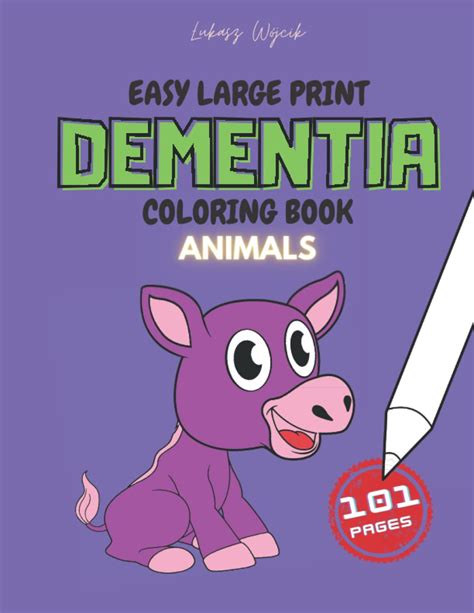 Dementia Animals Coloring Book For Adults Memory Loss Support