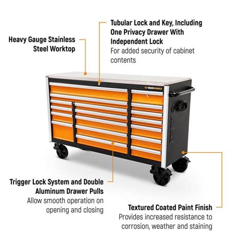 72 Rolling Tool Cabinet With Chrome Drawer Pulls