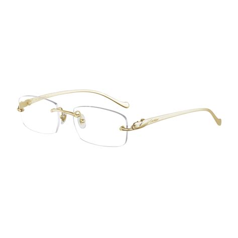 Cartier - Optical Glasses CT0061O - Gold - Cartier Eyewear - Avvenice