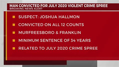 Man Convicted For July 2020 Violent Crime Spree Wkrn News 2