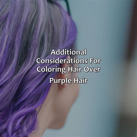 What Color Can I Put Over Purple Hair