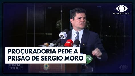 PGR denuncia e pede prisão do senador Sergio Moro Jornal da Noite