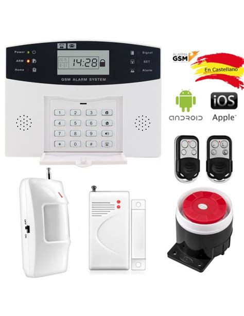 Alarma De Seguridad Gsm C Controles Y Accesorios