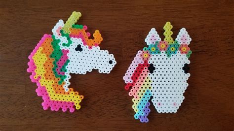 Unicorn Hama Beads Design Perler Bead Art Melty Bead Patterns | Porn ...