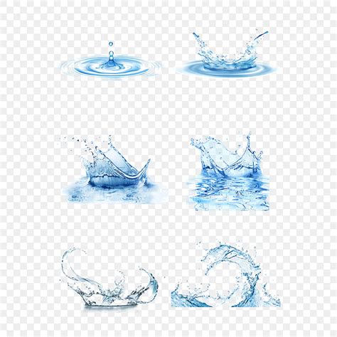 물방울 일러스트 물 클립 아트 물 잔물결 푸른 물이 PNG 일러스트 및 PSD 이미지 무료 다운로드 Pngtree