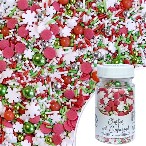 Posypka Cukrowa CHRISTMAS WITH COOKIELAND Mix Sweet Decor 70 G