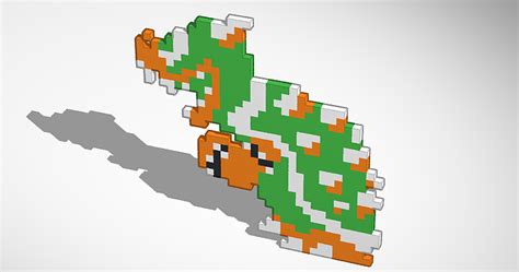 8-bit Bowser by LeLameUsername | Download free STL model | Printables.com