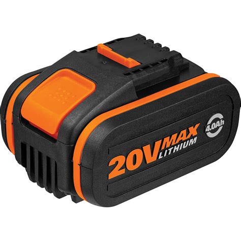 Worx Battery Pack - 4.0Ah, 20V Li-ion | Supercheap Auto