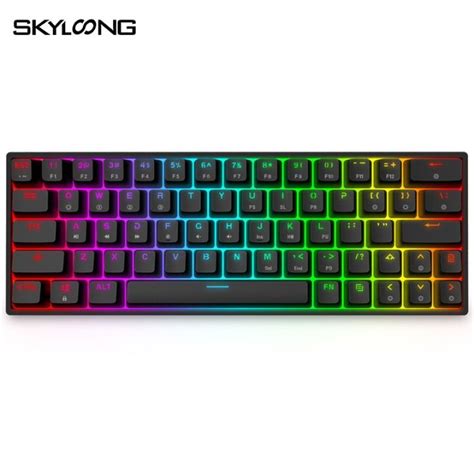 Skyloong Gk S Gaming Mechanical Keyboard Optics Hot Swap Rgb Backlight Wireless Bluetooth Abs