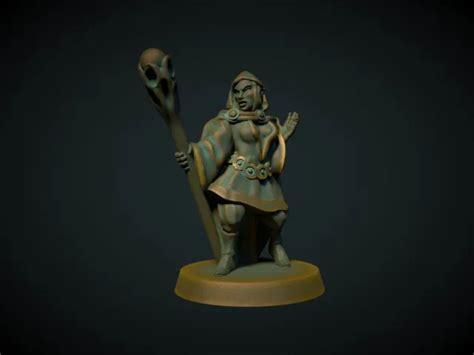 Female Elf Mage Wizard Adventurer Mm Scale Dnd D D Wargame Tabletop