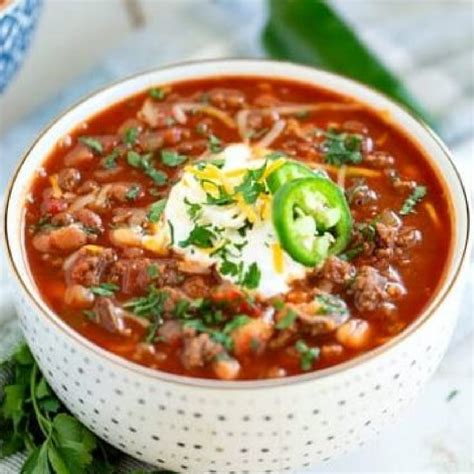 Chili with Beans | Dinner | The Best Blog Recipes