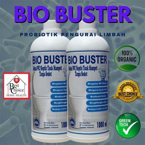 Bio Buster 1 Liter Bakteri Probiotik Pengurai Limbah Solusi Mampet