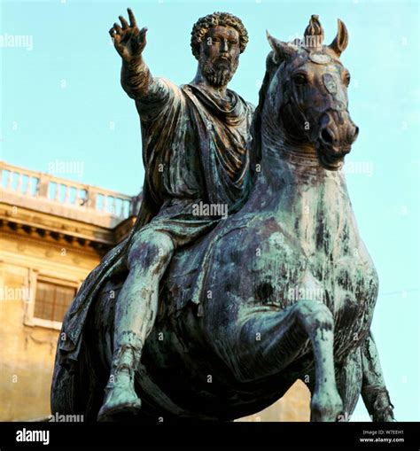 Roman Bronze Equestrian Statue Of Marcus Aurelius 2nd Century Artist