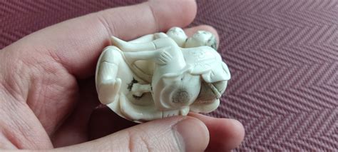 Netsuke Kamasutra Erotyka Japonia XIX W 12845005406 Oficjalne