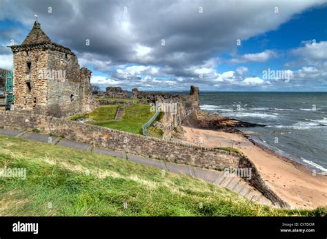 St Andrews Castle St Andrews Fife Scotland Uk Stock Photo Alamy