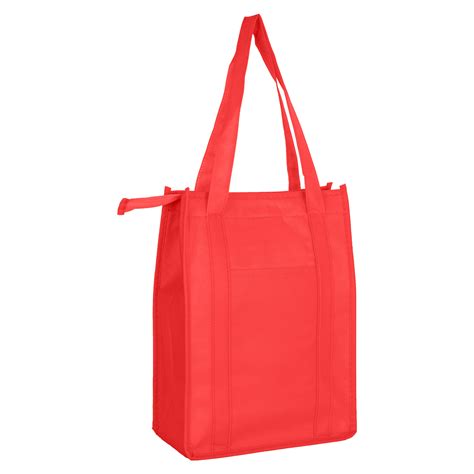 Non Woven Cooler Bag With Top Zip Closure Nwb015