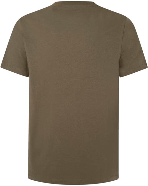 Футболка PEPE JEANS LONDON PM509207-679 мужская, цвет хаки, размер L ...