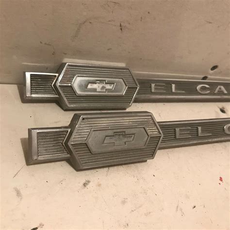 1964 El Camino Quarter Panel Emblems Badges Original Pair 4412514 EBay