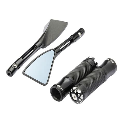 Kit Esportivo Titan Fazer Cb Tomok Naked Retrovisor Manopla Curto Shopee Brasil