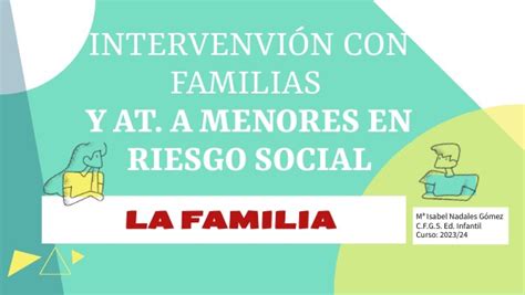 INTERVENCIÓN EN FAMILIAS