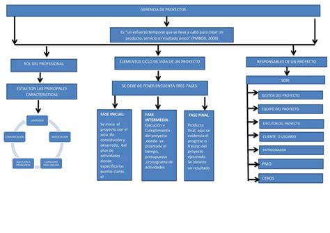 Mapa Conceptual Gerencia De Proyecto Ppt