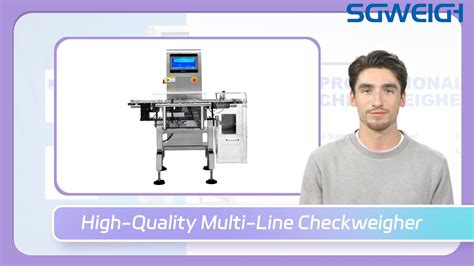 High Quality Multi Line Checkweigher YouTube