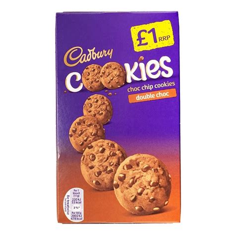 Cmarket Cadbury Cookies Choc Chip Double Chocolate 150g