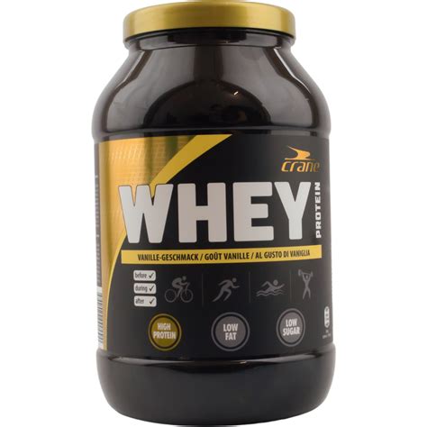 ROKSH Hausapotheke Sportnahrung CRANE Whey Protein Shake Vanille