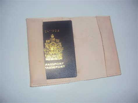 Passport Leather Case Natural Brown - Enlight Designs