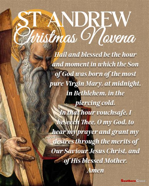 St Andrew Christmas Novena The Southern Cross