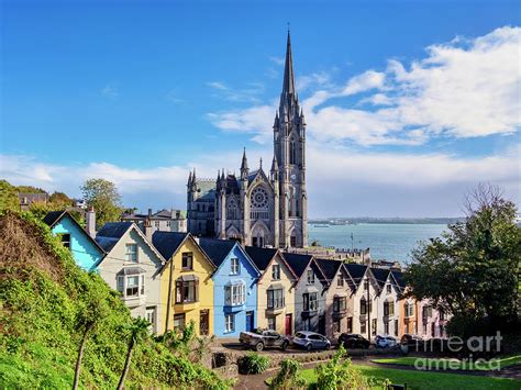 Deck Of Cards Colourful Houses And St Colman S Cathedral In Cobh