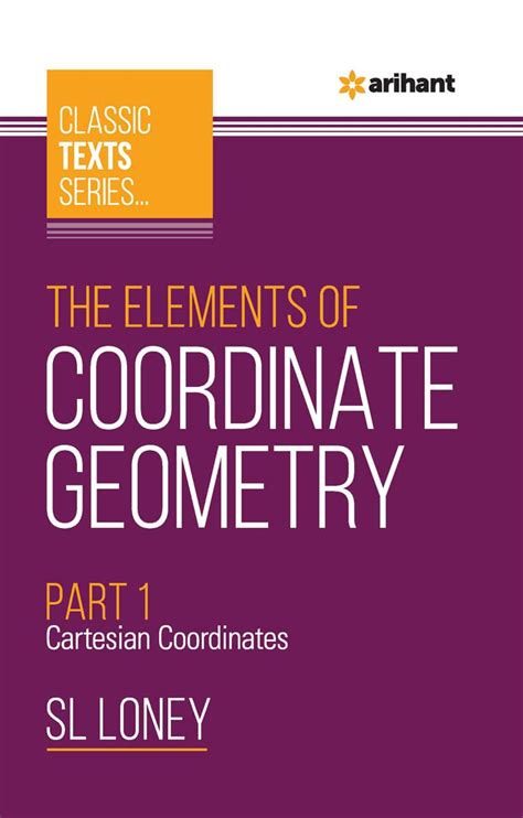 Buy The Elements Of Coordinate Geometry Part 1 Cartesian Coordinates Book Online At Low Prices