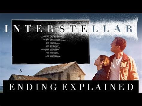 Interstellar Ending Explained (video essay parody) : r/interstellar