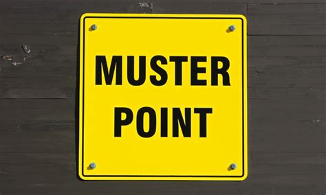 Whats Muster Point The Meanings Sign And Right Location