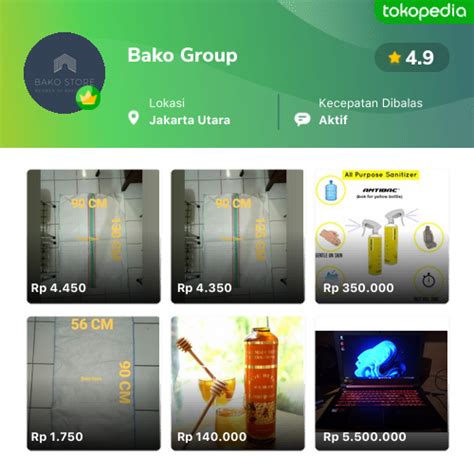 Toko Bako Group Online Produk Lengkap Harga Terbaik Tokopedia