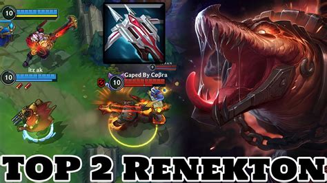 Wild Rift Renekton Top 2 Renekton Gameplay Rank Challenger Youtube