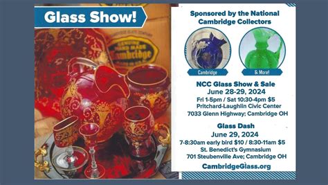 Ncc Glass Show And Sale Cambridge Ohio Guernsey County