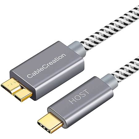 Amazon Basics Câble USB Type C vers Micro B 3 1 2e génération 0 9 m