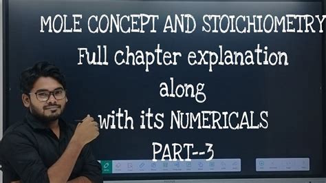 Class X Chemistry Mole Concept And Stoichiometry Full Chapter