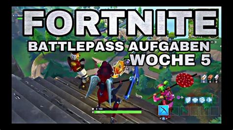 Fortnite Battle Pass Aufgaben Woche 5 Schatzkarte And Tanze Um Die