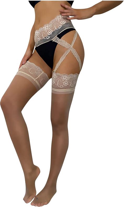 Haolei Femme Sexy Élastique Collants Taille Haute Filets De Pêche Bas